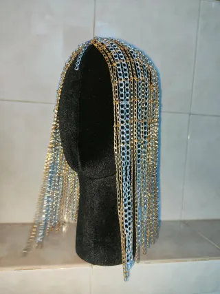 Copricapo catena parrucca