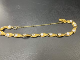 pulsera oro 18k con piedra