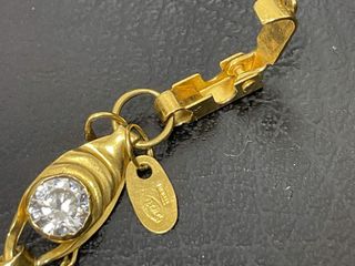 pulsera oro 18k con piedra