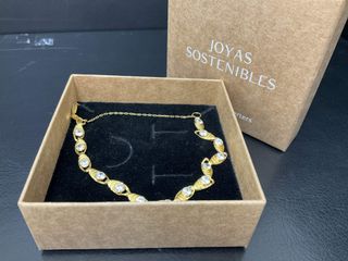 pulsera oro 18k con piedra