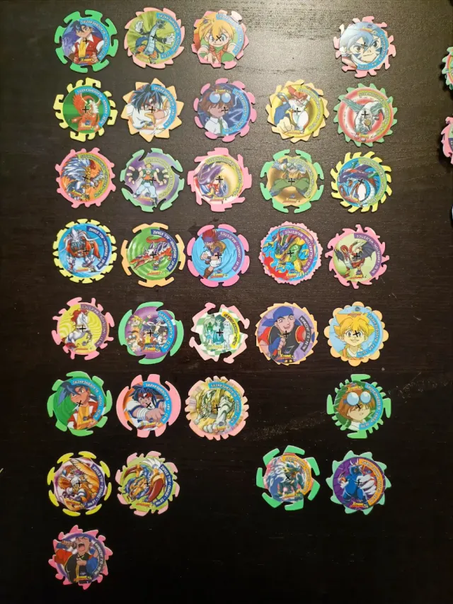 Tazos Beyblade Spinners