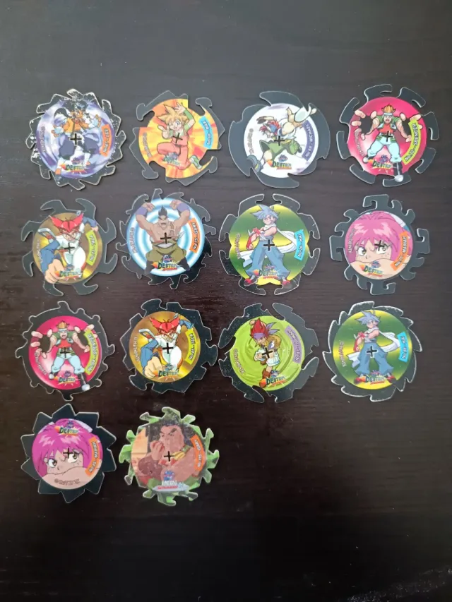 Tazos Beyblade Spinners
