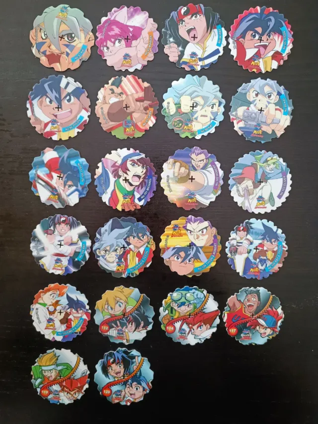 Tazos Beyblade Spinners