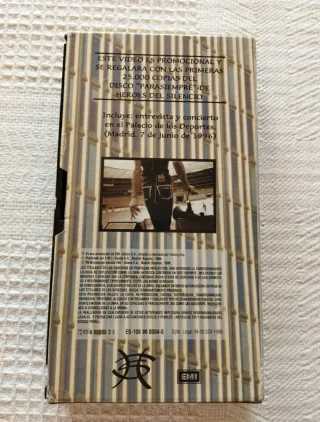 VHS HÉROES DEL SILENCIO,"PARASIEMPRE".