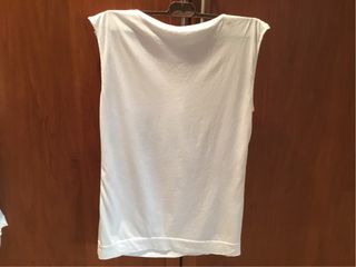 Blusa Massimo Dutti lazo blanca Talla M