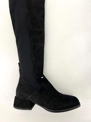 Nuovi Stivali sopra ginocchio vera pelle n.38