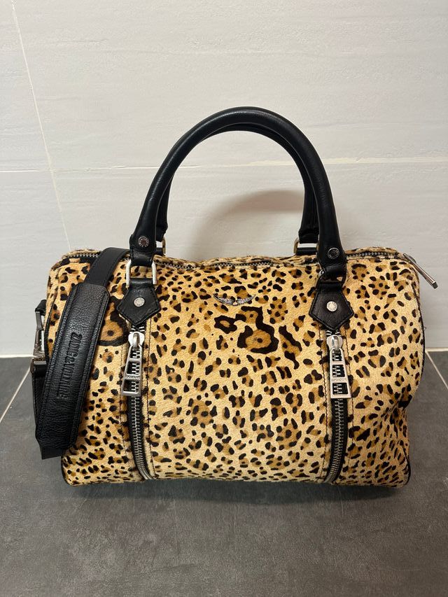 Borsa Zadig & Voltaire con stampa animalier