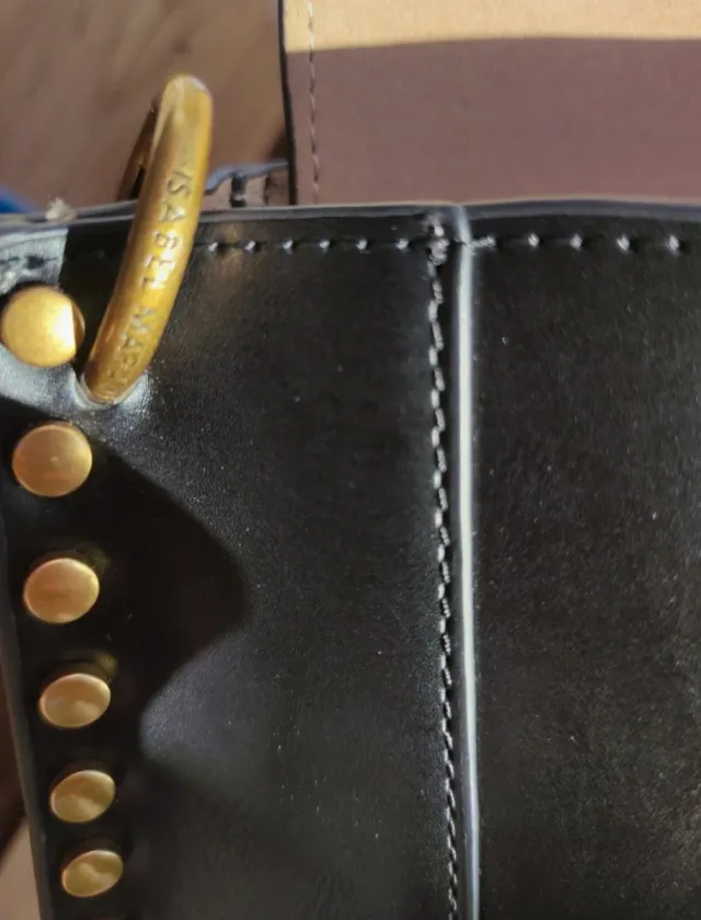 Bolso Isabel Marant Beige y Dorado