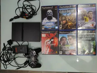 PlayStation 2 Nera con 6 Giochi