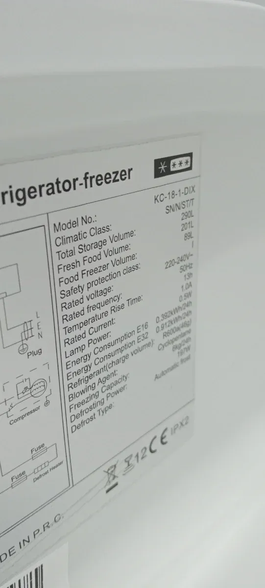 Nevera Combi KROMSLINE Acero Inoxidable