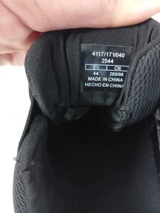 Zapatillas Zara Home T44 Negras y Azules