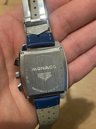 Reloj Tag Heuer Mónaco Cronógrafo Azul