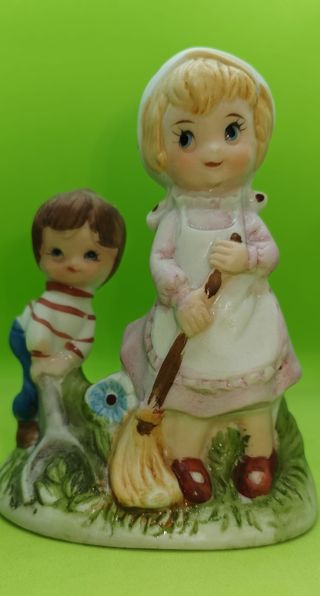 Statuina Bambini Dipinta a Mano (prezzo trattabile