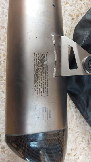 Tubo de escape BMW s1000 rr 2018 HP