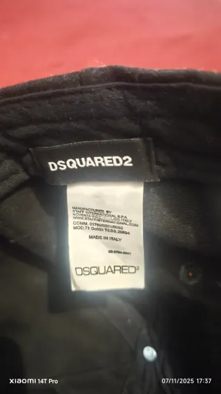 Gorra DSQUARED2 ICON Negra