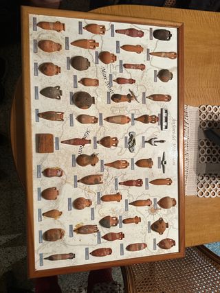 Cuadro de ánforas del Mediterráneo