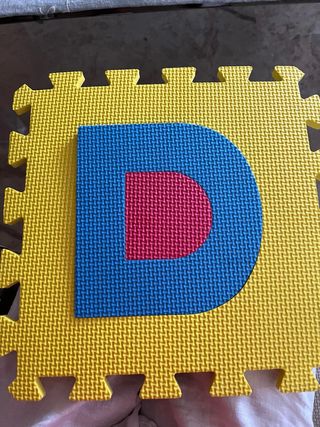 Alfombra Puzzle 26 Letras Bebé Infantil