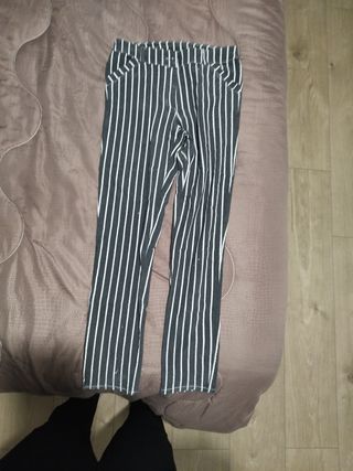 Pantaloni donna righe glitterate