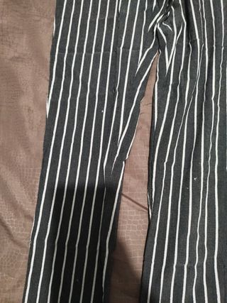 Pantaloni donna righe glitterate