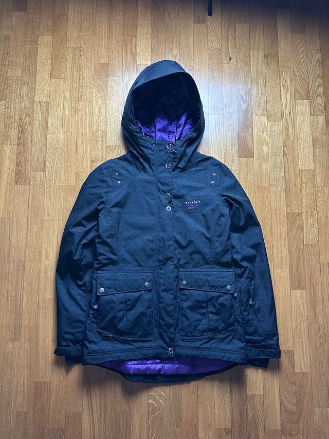 Mountain Hardwear Abrigo Negro y Morado