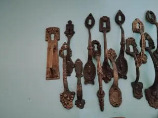 Maniglie vintage in ottone