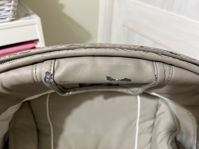 Carro Bebecar blanco y gris