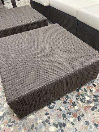 Conjunto Muebles Jardín Sofá Sillas y Mesas