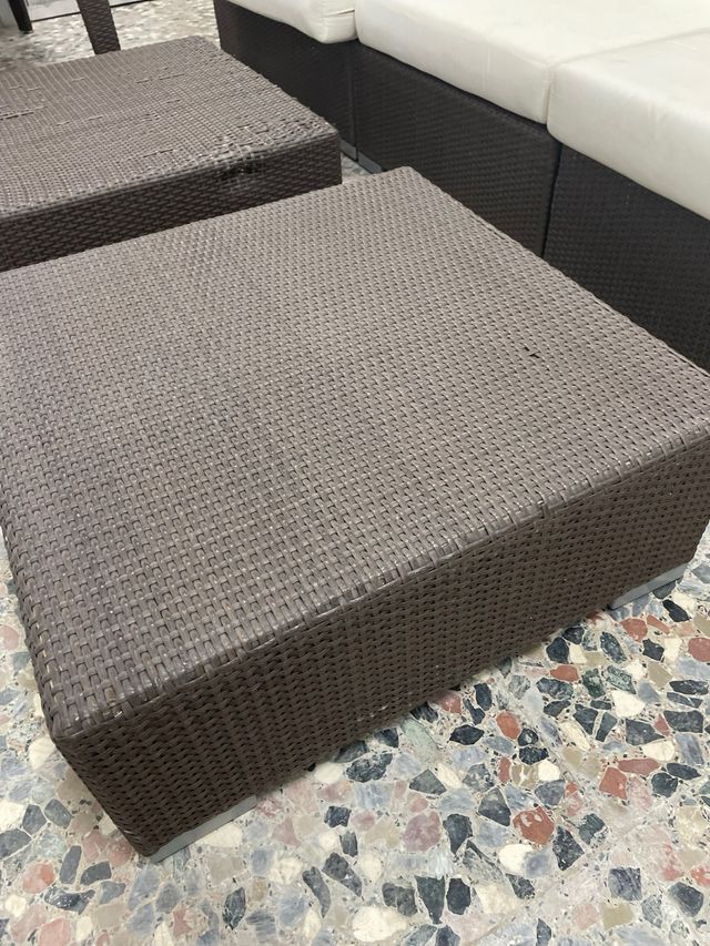 Conjunto Muebles Jardín Sofá Sillas y Mesas