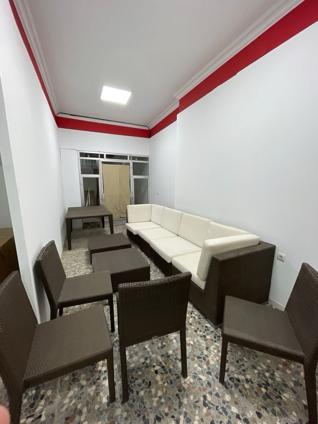 Conjunto Muebles Jardín Sofá Sillas y Mesas