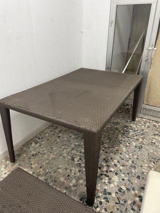 Conjunto Muebles Jardín Sofá Sillas y Mesas