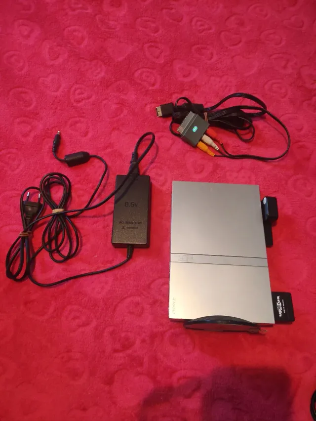 Consola PlayStation 2 Plata + 87 Juegos
