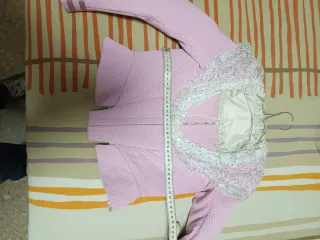 Traje Fallera Niña Rosa Palo Talla 8