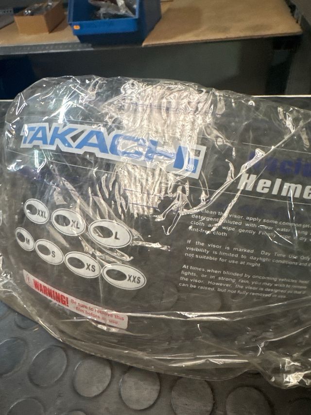 Visera Casco Takachi Nueva