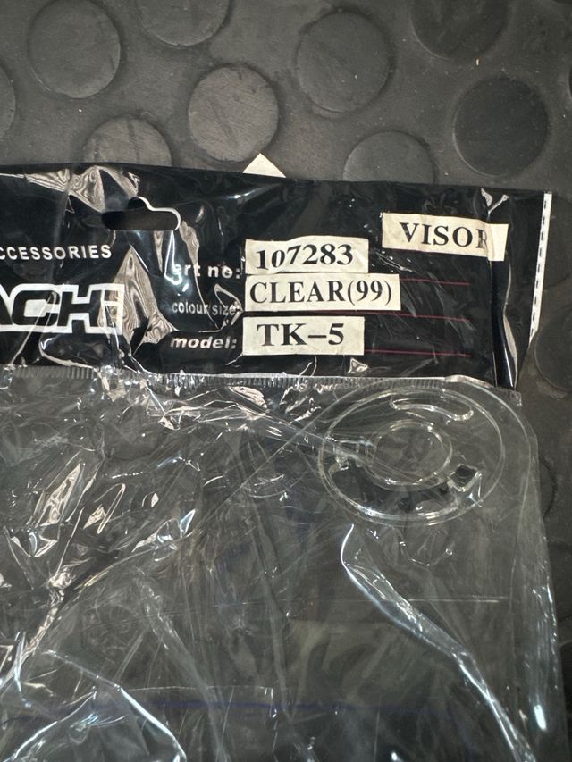 Visera Casco Takachi Nueva