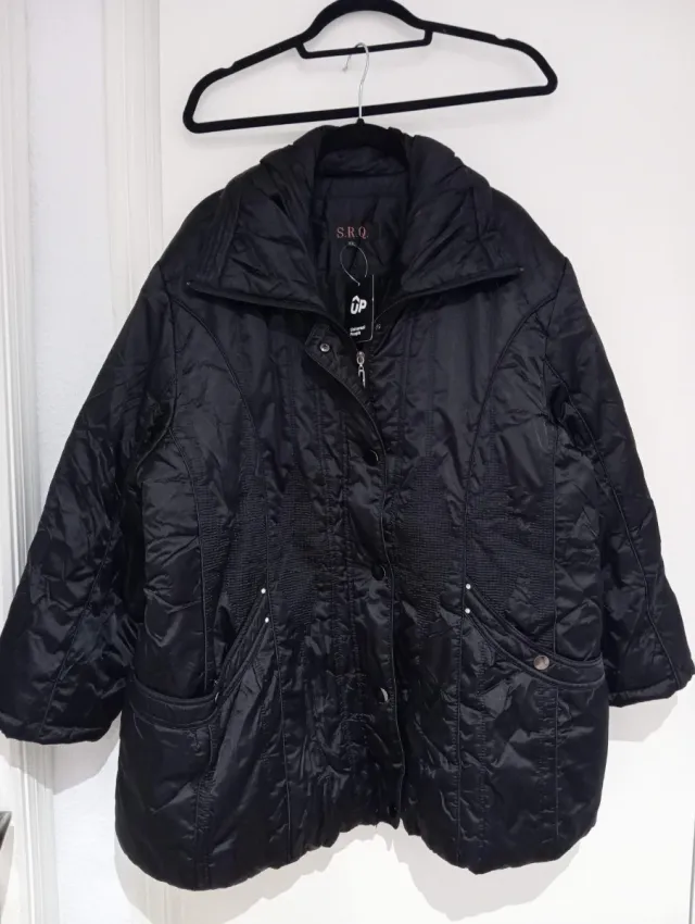 Chaquetón Acolchado Negro SRQ T. XXL