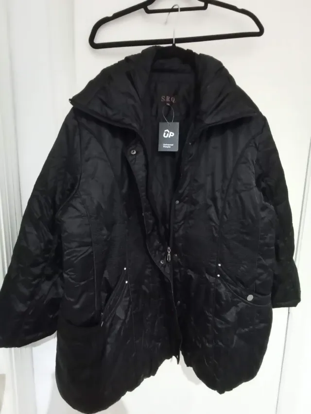 Chaquetón Acolchado Negro SRQ T. XXL