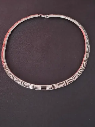 Conjunto Plata de Ley 925 Collar y Pendientes