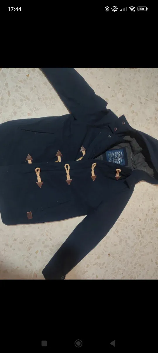 Trenca Pull&Bear azul