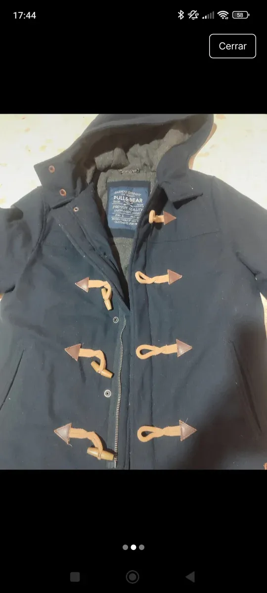 Trenca Pull&Bear azul