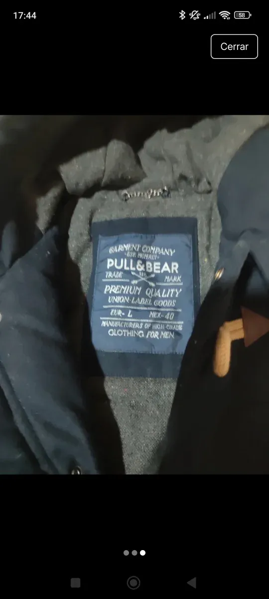 Trenca Pull&Bear azul