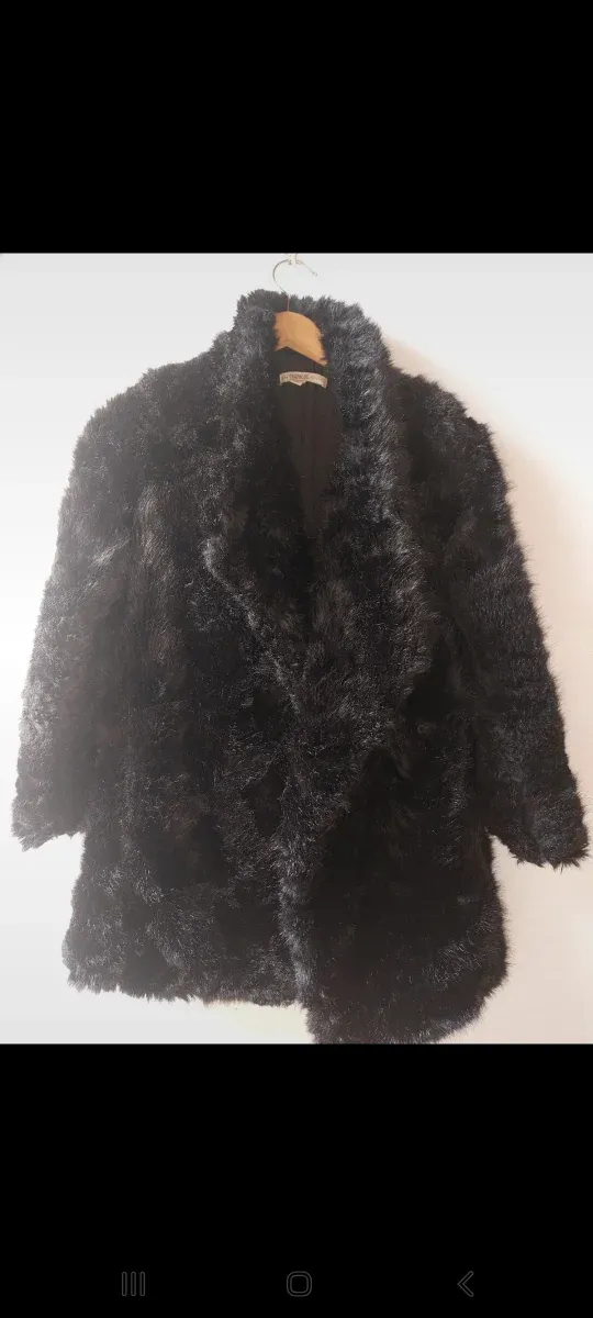 Abrigo pelo Zara Talla S