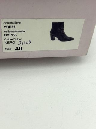 Stivaletti Vera Pelle nappa N.40