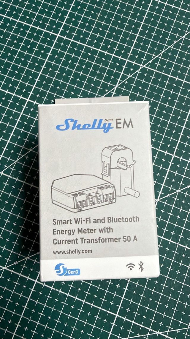 Shelly EM Gen3 + Pinza 50A - Misuratore di energia
