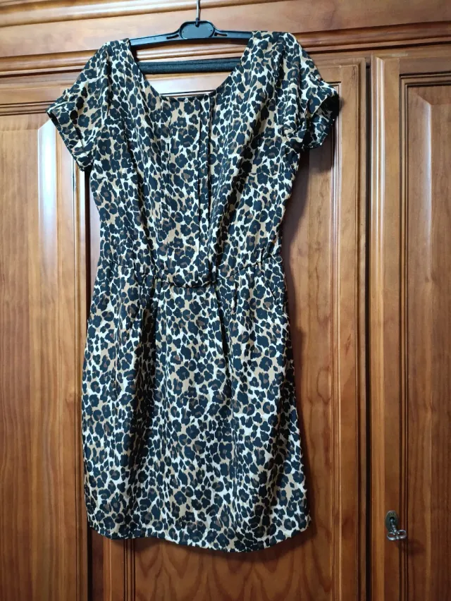 Vestido estampado leopardo