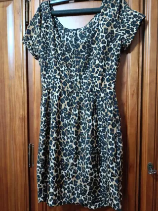 Vestido estampado leopardo