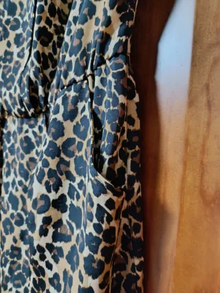 Vestido estampado leopardo
