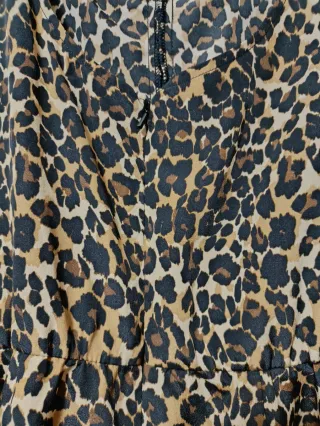 Vestido estampado leopardo