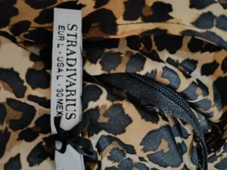 Vestido estampado leopardo