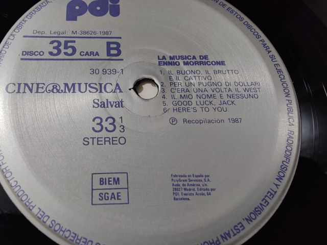 Vinilo La Música de Ennio Morricone