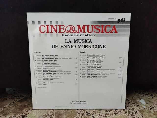 Vinilo La Música de Ennio Morricone